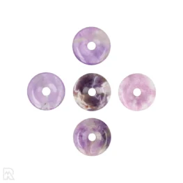 Amethyst Donut Pendant | 2.5 cm