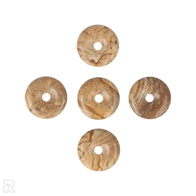 Landschap Jaspis Donut Hanger | 3 cm