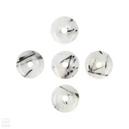 Toermalijnkwarts Donut Hanger | 3 cm