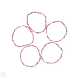 Roze Toermalijn Facetarmband | 4 mm