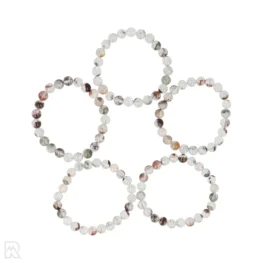 Lodoliet - Kwarts met Insluitingen Kogelarmband uit China met artikelnummer 8474