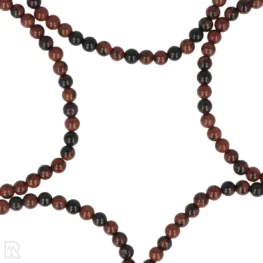 Mahonie Obsidiaan Kogelarmband uit China met artikelnummer 8550