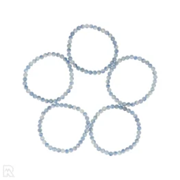 Blaues Kyanit-Kugel-Armband | 6 mm