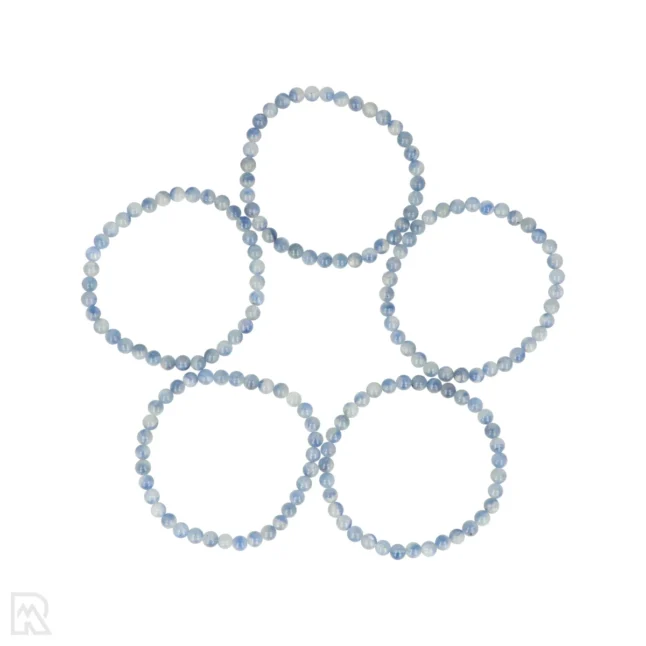 Blaues Kyanit-Kugel-Armband | 6 mm