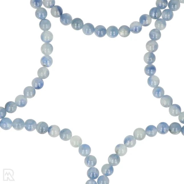 Blauwe Kyaniet Kogelarmband | 6 mm – Bild 2