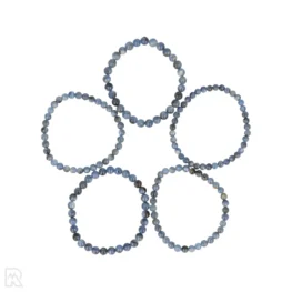 Blauer Kyanit Kugel Armband | A/B - 5,5 mm