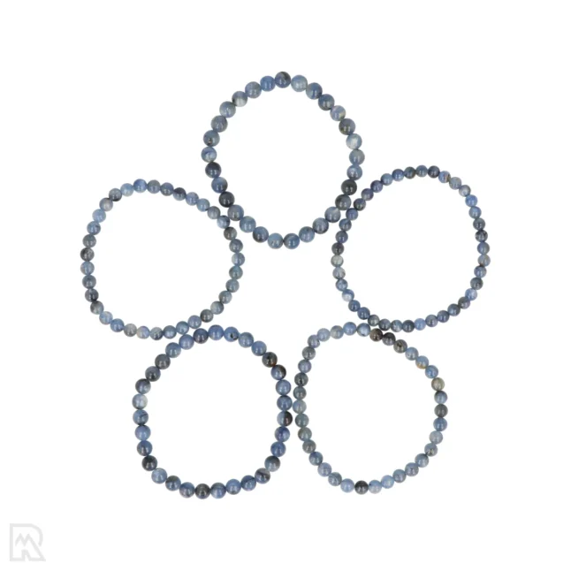 Blauer Kyanit Kugel Armband | A/B - 5,5 mm