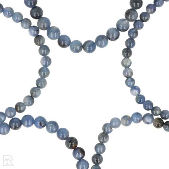 Blauwe Kyaniet Kogelarmband | A/B - 5,5 mm – Bild 2