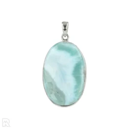 Larimar Zilveren Hanger