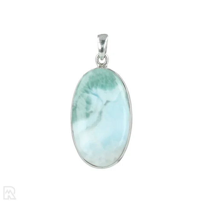 Larimar Zilveren Hanger