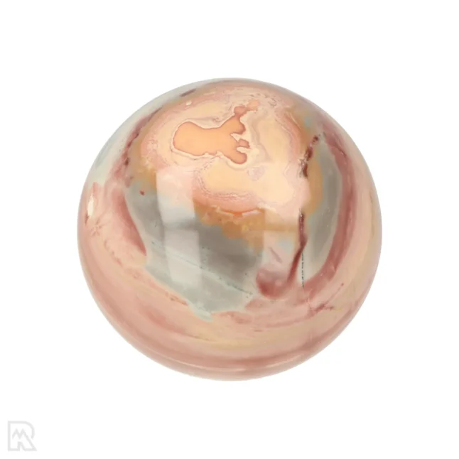 Polychrome Jaspis-Kugel aus Madagaskar mit der Artikelnummer 20148