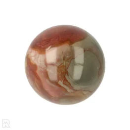 Polychrome Jaspis-Kugel aus Madagaskar mit der Artikelnummer 20155