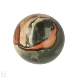 Polychrome Jaspis-Kugel aus Madagaskar mit der Artikelnummer 20162