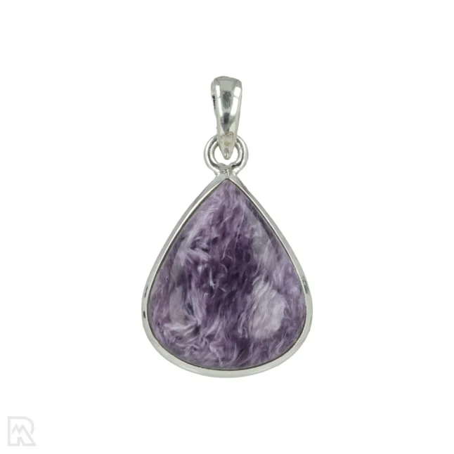 Charoite Silver Pendant from India with item number 20259