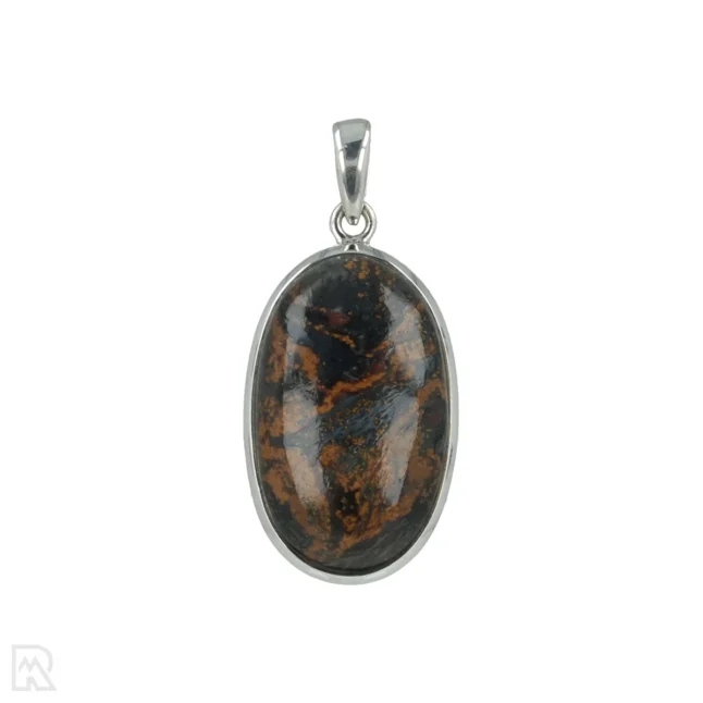 Pietersite Silver Pendant from India with item number 20282