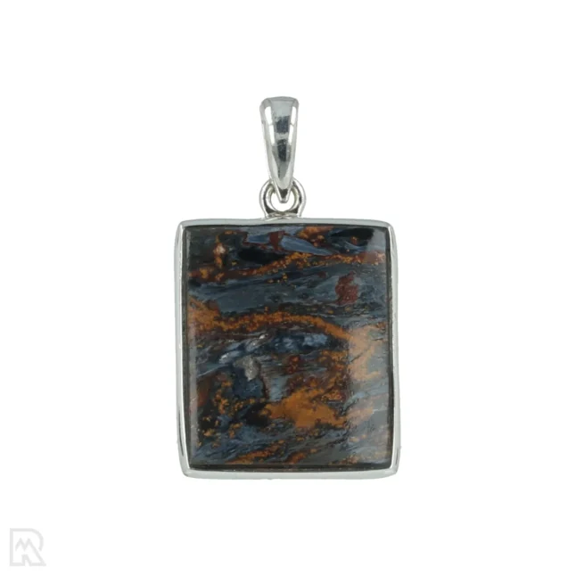 Pietersite Silver Pendant from India with item number 20286