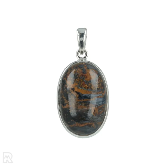 Pietersite Silver Pendant from India with item number 20298