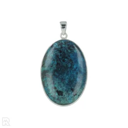 Shattuckite Silver Pendant from India with item number 20314