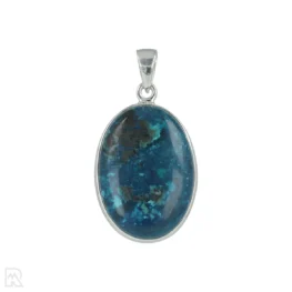 Shattuckite Silver Pendant from India with item number 20315