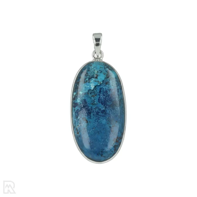 Shattuckite Silver Pendant from India with item number 20316