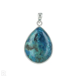 Shattuckite Silver Pendant from India with item number 20317