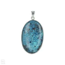 Shattuckite Silver Pendant from India with item number 20318