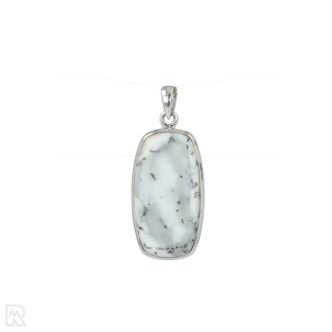 Dendriet Opaal Zilveren Hanger uit India met artikelnummer 20490