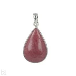 Rhodoniet Zilveren Hanger uit India met artikelnummer 20507