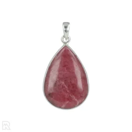 Rhodoniet Zilveren Hanger uit India met artikelnummer 20518