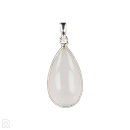 Rozenkwarts Zilveren Hanger uit India met artikelnummer 20524