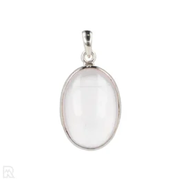 Rozenkwarts Zilveren Hanger uit India met artikelnummer 20534