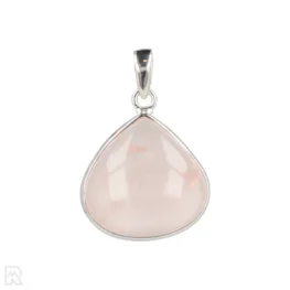 Rozenkwarts Zilveren Hanger uit India met artikelnummer 20543