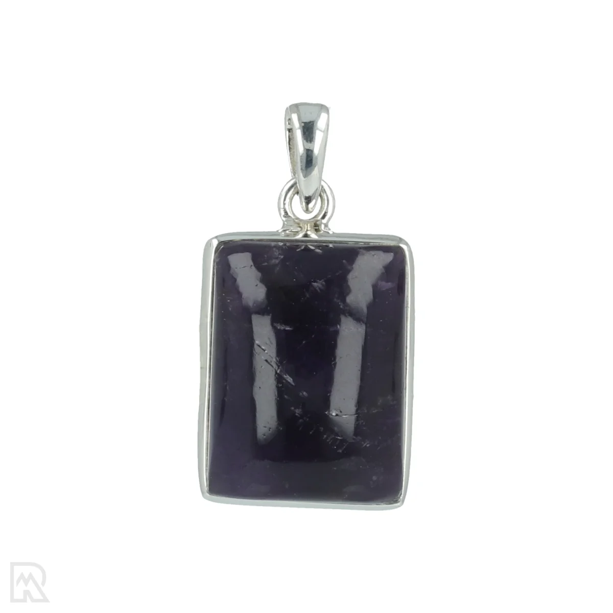 Amethyst Silver Pendant 1 Amethist Zilveren Hanger uit India met artikelnummer 20558