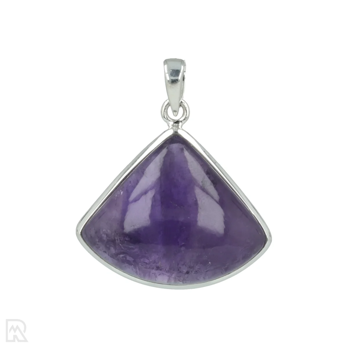 Amethyst Silver Pendant 1 Amethist Zilveren Hanger uit India met artikelnummer 20559