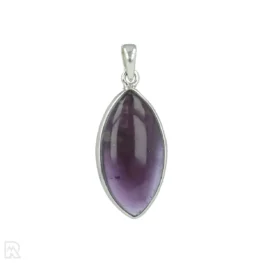 Amethist Zilveren Hanger uit India met artikelnummer 20562