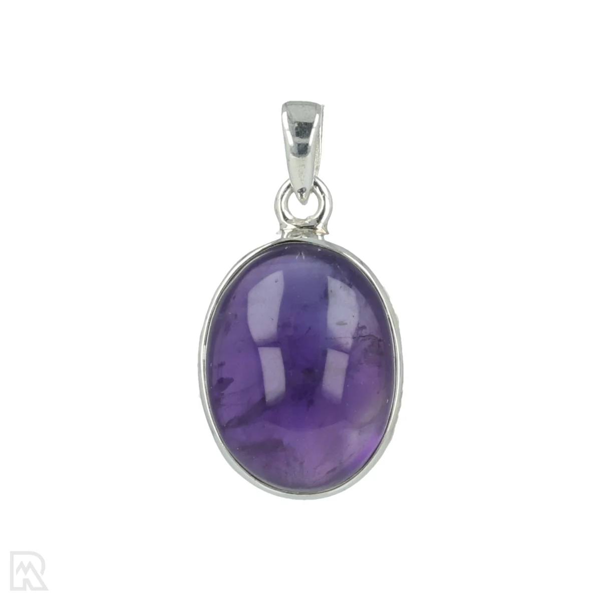 Amethist Zilveren Hanger 1 Amethist Zilveren Hanger uit India met artikelnummer 20565