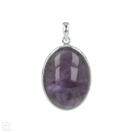 Amethist Zilveren Hanger uit India met artikelnummer 20567