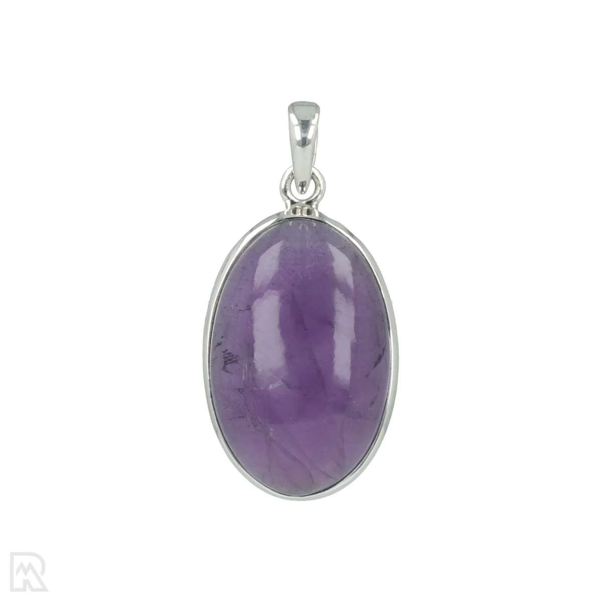 Amethist Zilveren Hanger 1 Amethist Zilveren Hanger uit India met artikelnummer 20571
