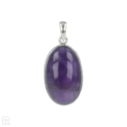 Amethist Zilveren Hanger uit India met artikelnummer 20572