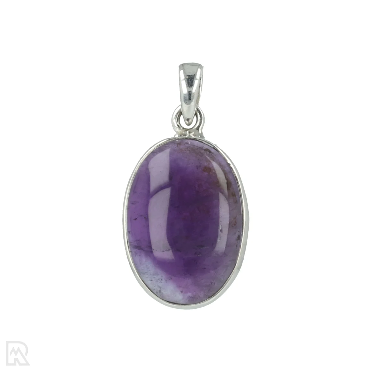 Amethist Zilveren Hanger 1 Amethist Zilveren Hanger uit India met artikelnummer 20574