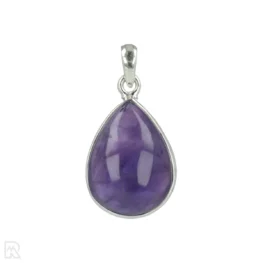 Amethist Zilveren Hanger uit India met artikelnummer 20576