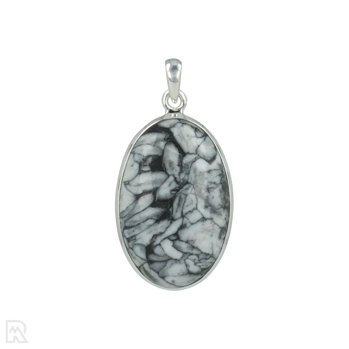 Pinolith-Silber-Anhänger 1 Pinolith-Silber-Anhänger aus Indien mit der Artikelnummer 20585