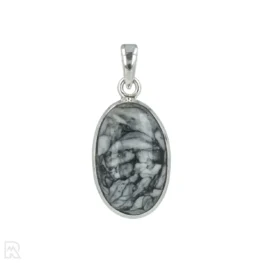 Pinolith Silber-Anhänger