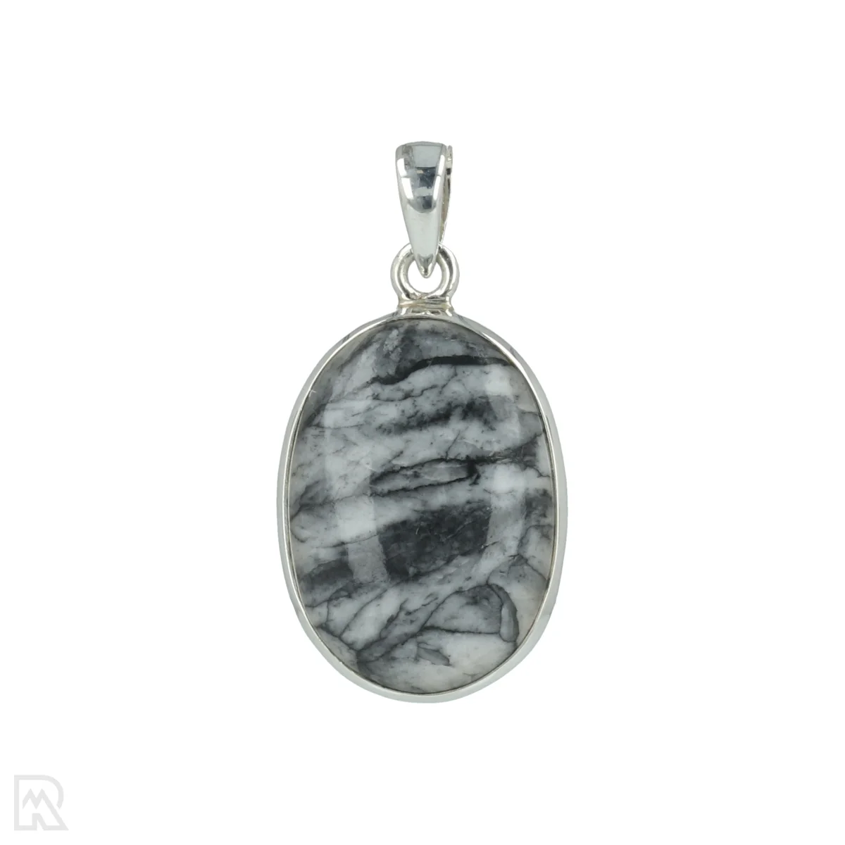 Pinolith-Silber-Anhänger 1 Pinolith-Silber-Anhänger aus Indien mit der Artikelnummer 20589