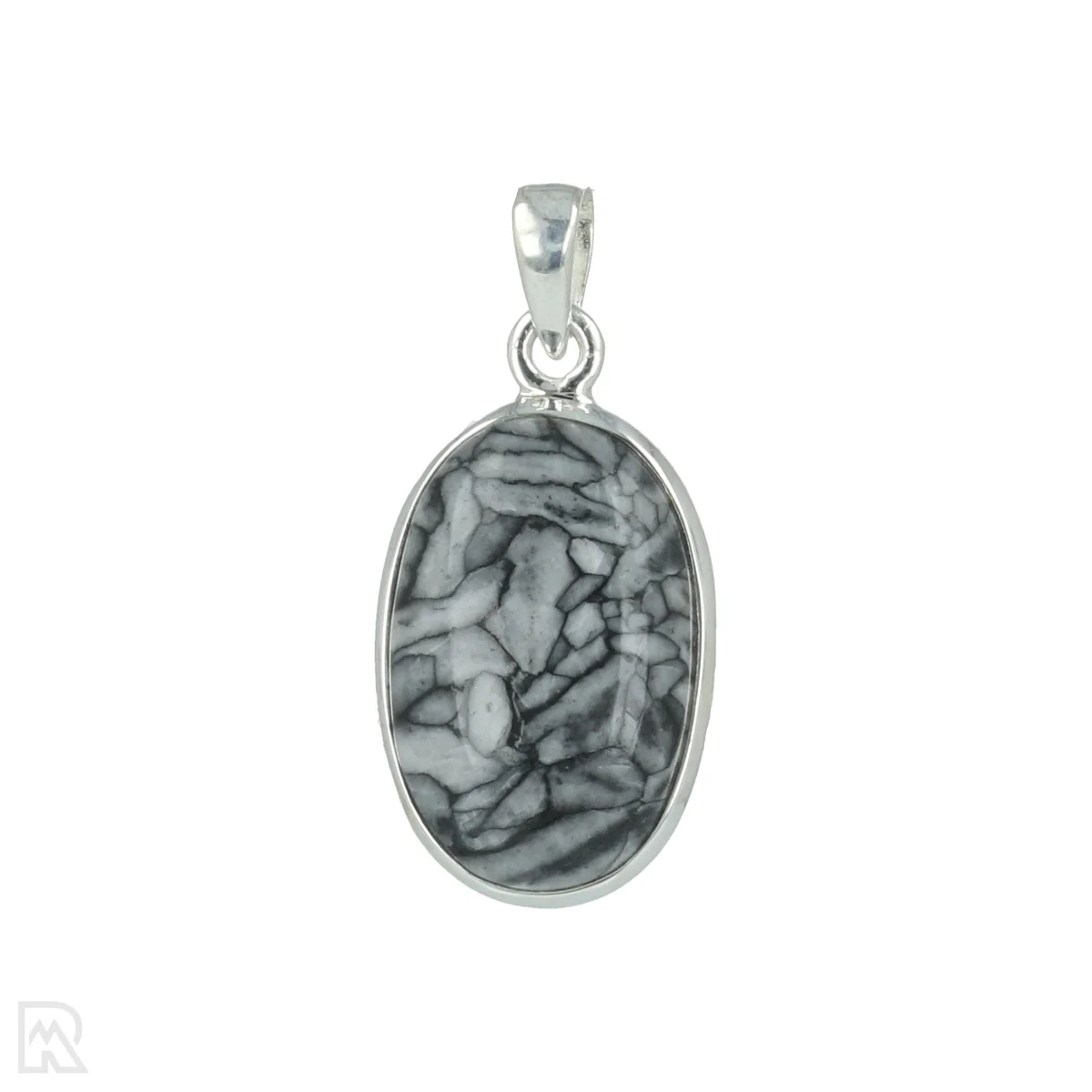 Pinolith-Silber-Anhänger 1 Pinolith-Silber-Anhänger aus Indien mit der Artikelnummer 20590