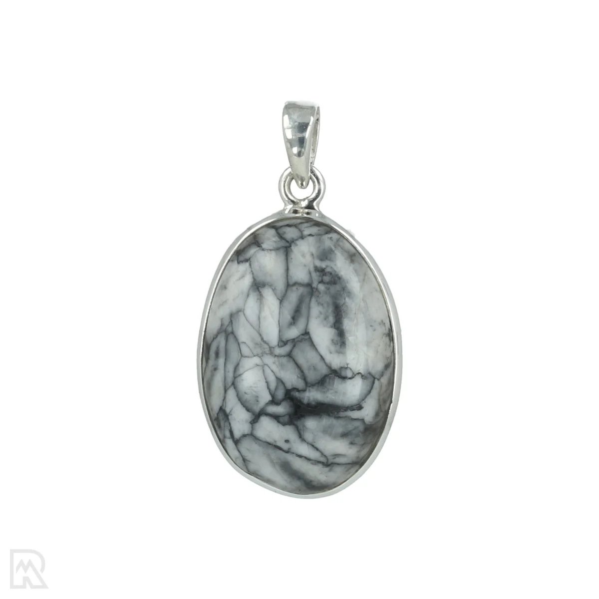 Pinolith-Silber-Anhänger 1 Pinolith-Silber-Anhänger aus Indien mit der Artikelnummer 20594