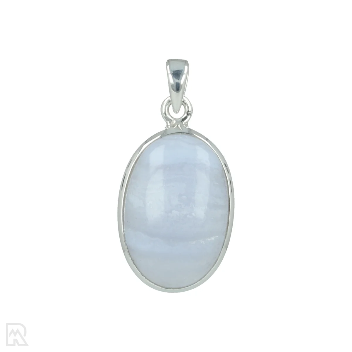 Blue Lace Agaat Zilveren Hanger 1 Blue Lace Agaat Zilveren Hanger uit India met artikelnummer 20639