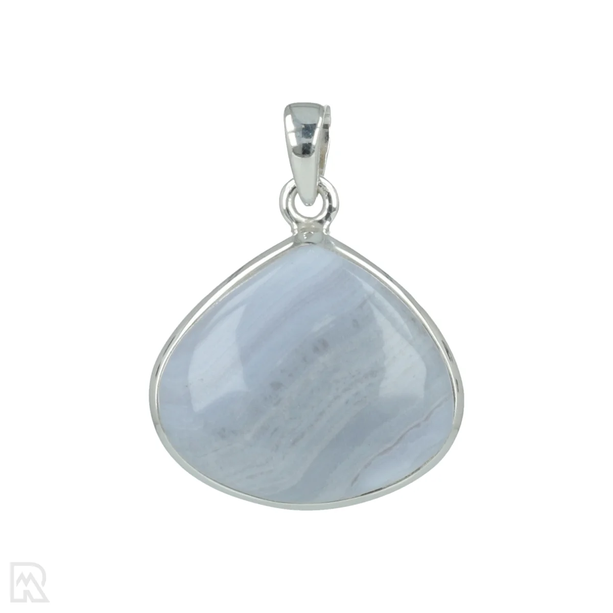 Blue Lace Agaat Zilveren Hanger 1 Blue Lace Agaat Zilveren Hanger uit India met artikelnummer 20641