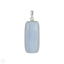 Blue Lace Agaat Zilveren Hanger uit India met artikelnummer 20642