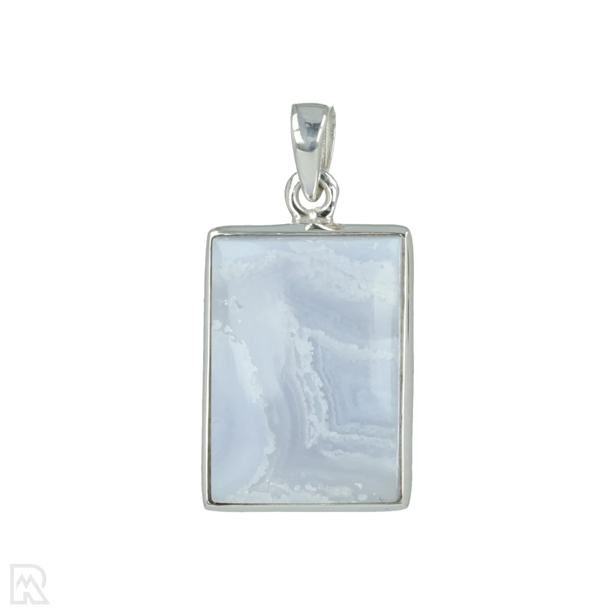 Blue Lace Agaat Zilveren Hanger 1 Blue Lace Agaat Zilveren Hanger uit India met artikelnummer 20643
